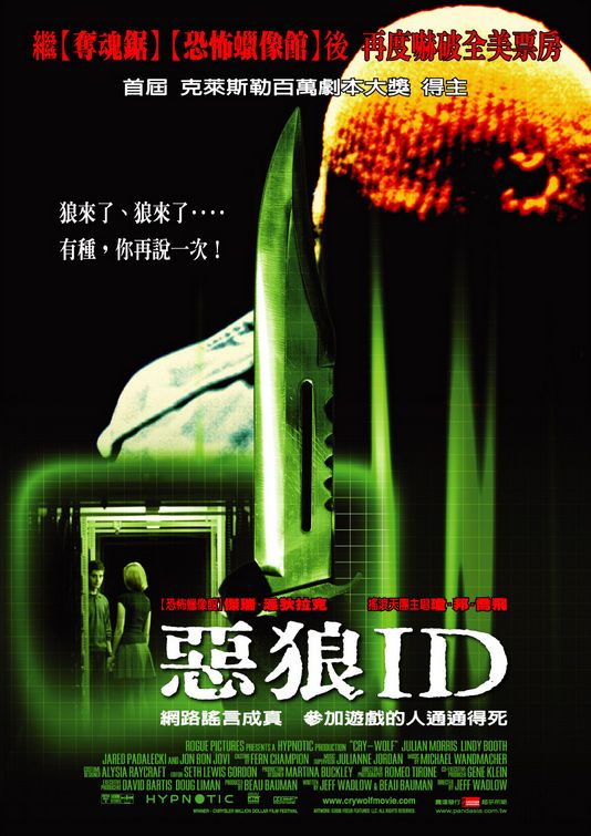 the movie poster: Cry_Wolf (2005) ver7