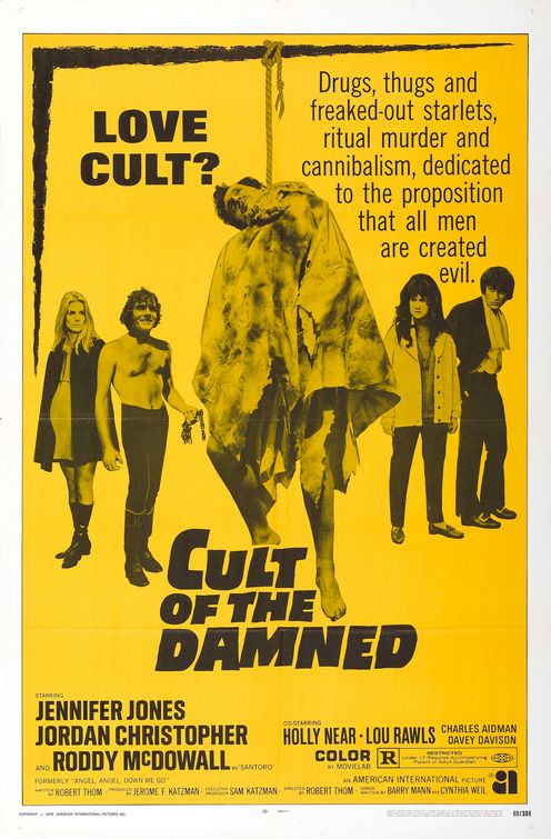 the movie poster: Cult of the Damned (aka Angel, Angel, Down We Go) (1969)