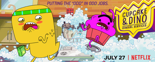 1000 piece jigsaw puzzle for tv poster: Cupcake & Dino: General Services