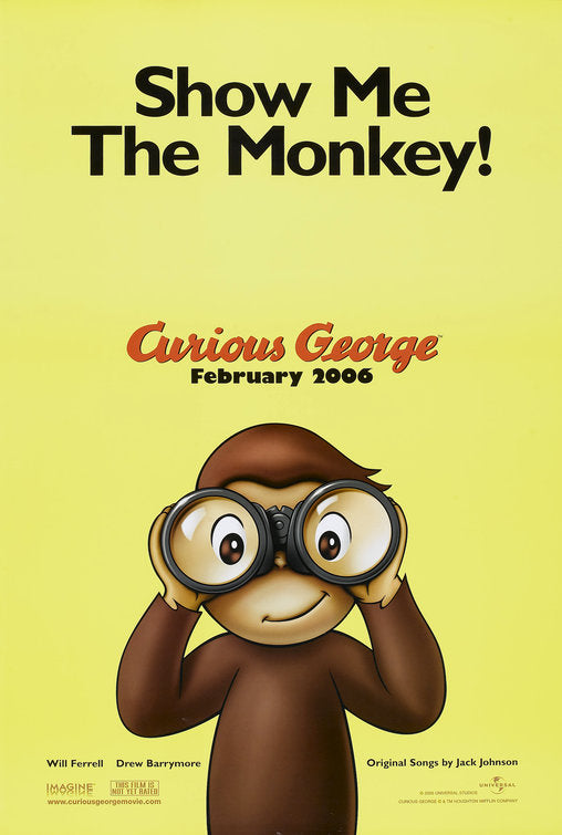 the movie poster: Curious George (2006) ver2