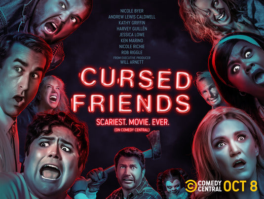 1000 piece jigsaw puzzle for tv poster: Cursed Friends