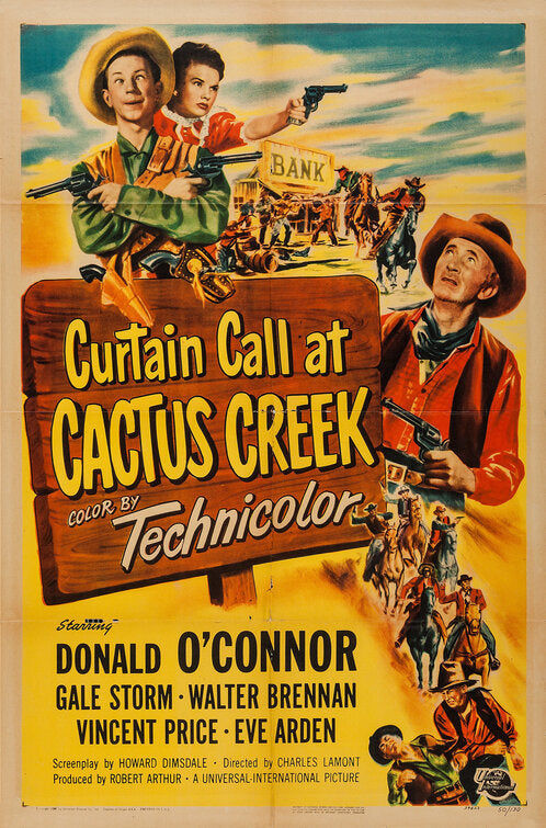 1000 piece jigsaw puzzle for the movie poster: Curtain Call at Cactus Creek (1950)