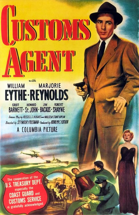the movie poster: Customs Agent (1950)