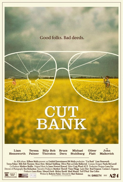 1000 piece jigsaw puzzle for the movie poster: Cut Bank (2015)