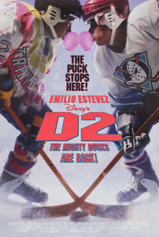 the movie poster: D2: The Mighty Ducks (1994)