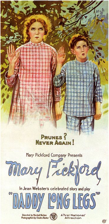 the movie poster: Daddy Long Legs (1919) ver2