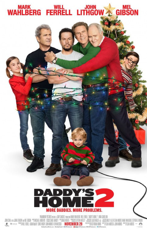 1000 piece jigsaw puzzle for the movie poster: Daddy's Home 2 (2017) ver2