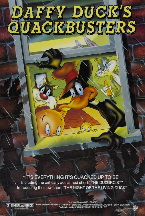 the movie poster: Daffy Duck's Quackbusters (1988)