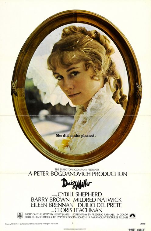 the movie poster: Daisy Miller (1974)