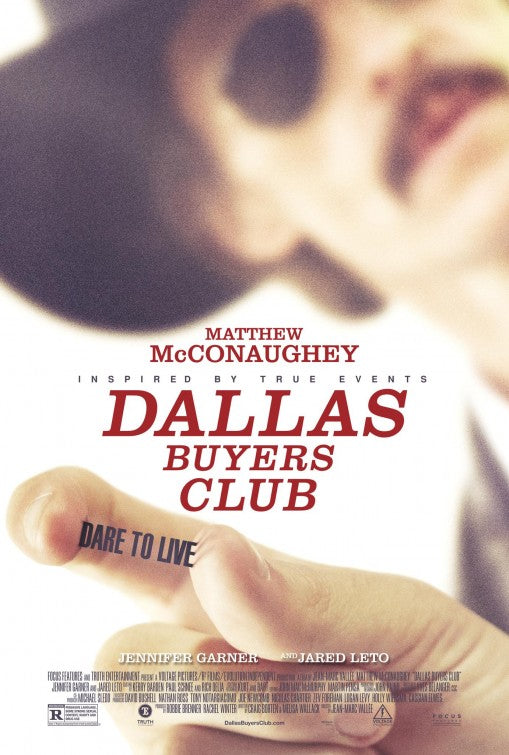 1000 piece jigsaw puzzle for the movie poster: Dallas Buyers Club (2013)