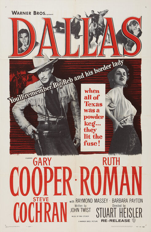 1000 piece jigsaw puzzle for the movie poster: Dallas (1950) ver2