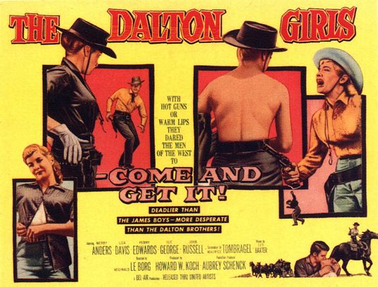 the movie poster: The Dalton Girls (1957)
