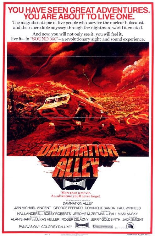 the movie poster: Damnation Alley (1977)