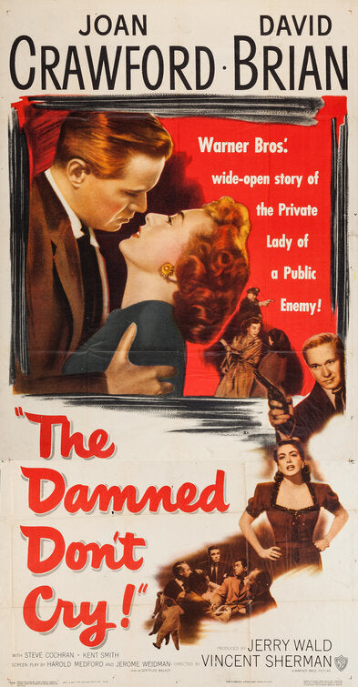 1000 piece jigsaw puzzle for the movie poster: The Damned Don't Cry (1950) ver2