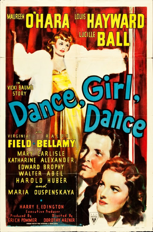 1000 piece jigsaw puzzle for the movie poster: Dance, Girl, Dance (1940)