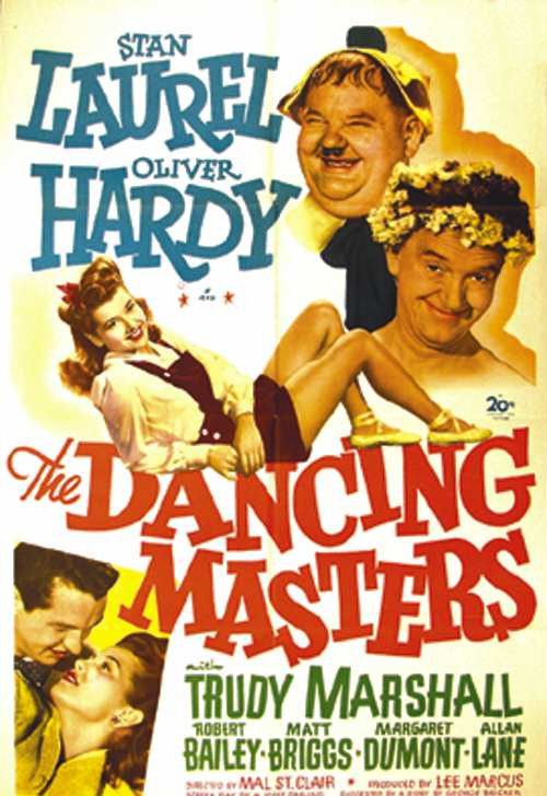 the movie poster: The Dancing Masters (1943)