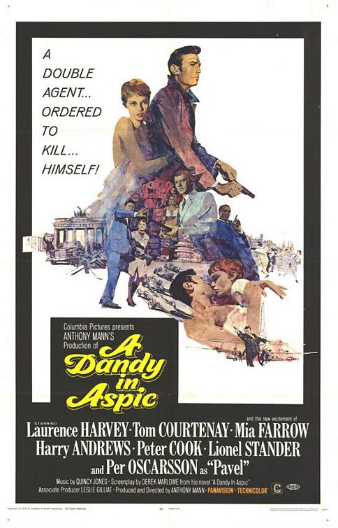 the movie poster: A Dandy in Aspic (1968)