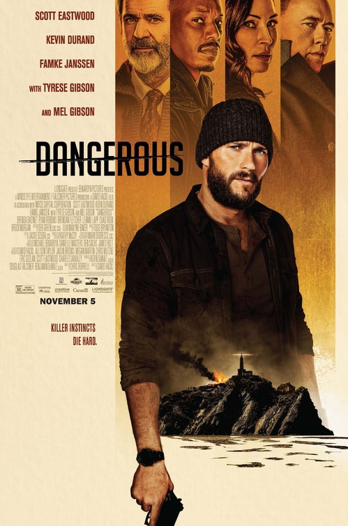 1000 piece jigsaw puzzle for the movie poster: Dangerous (2021)
