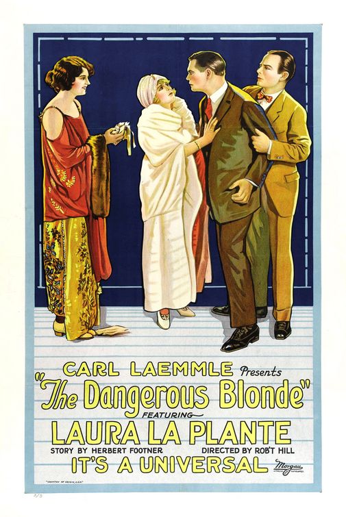 the movie poster: The Dangerous Blonde (1924)