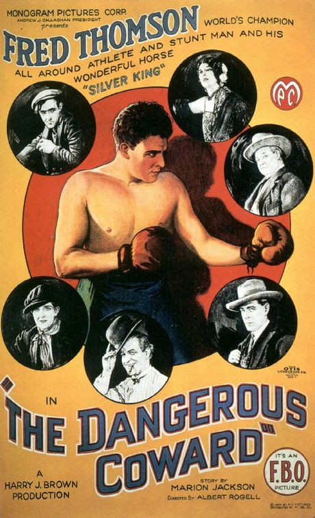 the movie poster: The Dangerous Coward (1924)