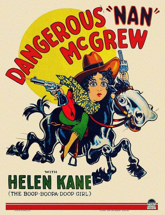 1000 piece jigsaw puzzle for the movie poster: Dangerous Nan McGrew (1930)