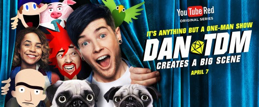 1000 piece jigsaw puzzle for tv poster: DanTDM Creates A Big Scene