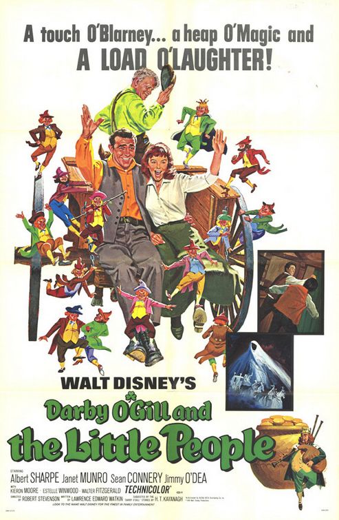 the movie poster: Darby O'Gill and the Little People (1959)