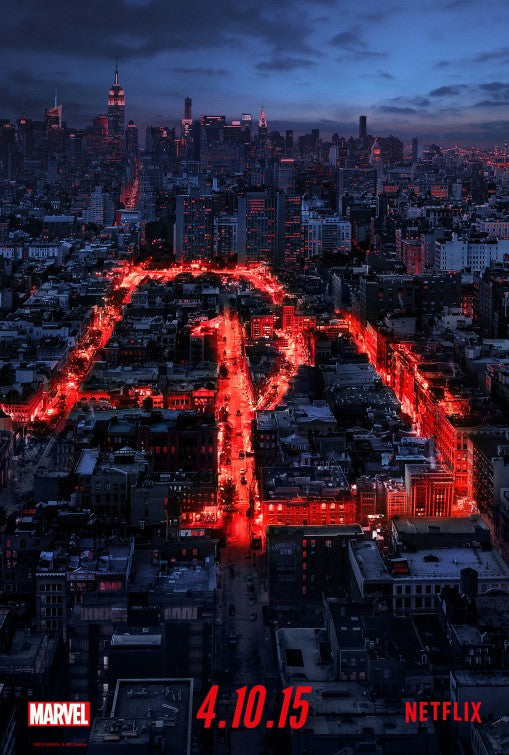1000 piece jigsaw puzzle for tv poster: Daredevil