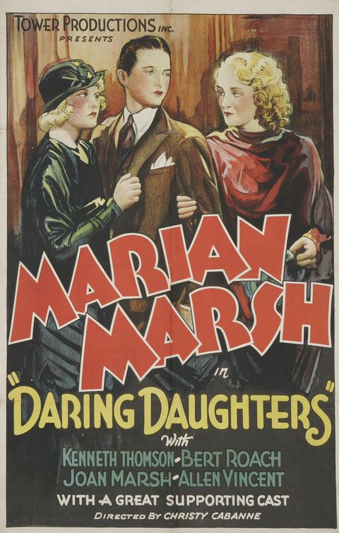 the movie poster: Daring Daughters (1933)