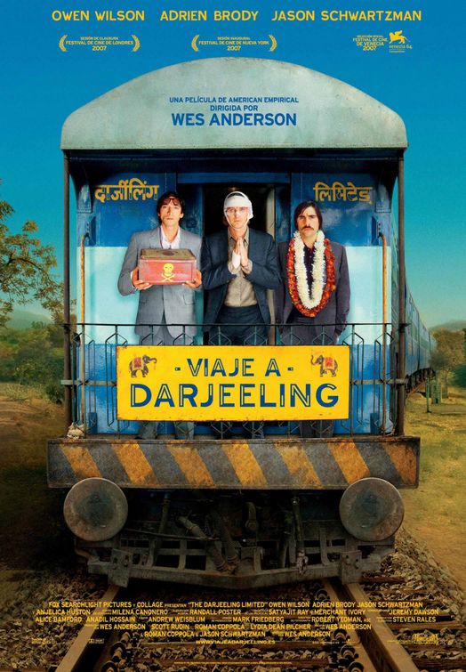 the movie poster: The Darjeeling Limited (2007) ver2