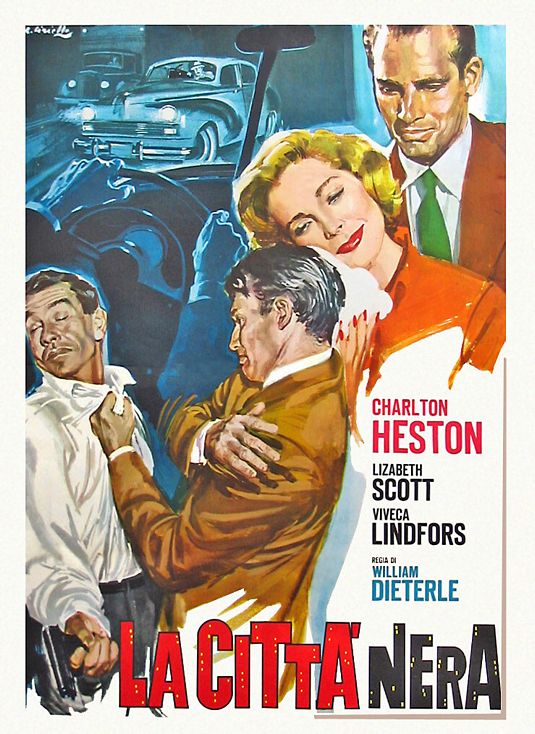 the movie poster: Dark City (1950) ver3