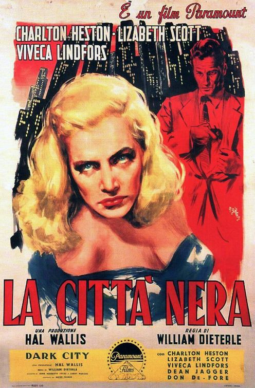 the movie poster: Dark City (1950) ver4