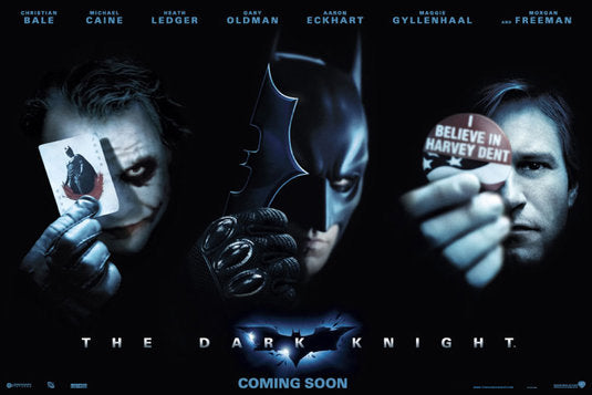 the movie poster: The Dark Knight (2008) ver10
