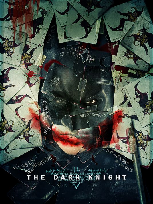 the movie poster: The Dark Knight (2008) ver15