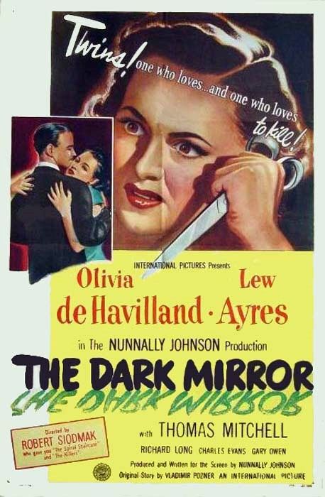 the movie poster: The Dark Mirror (1946)