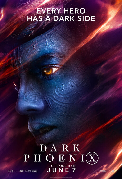 1000 piece jigsaw puzzle for the movie poster: Dark Phoenix (2019) ver10