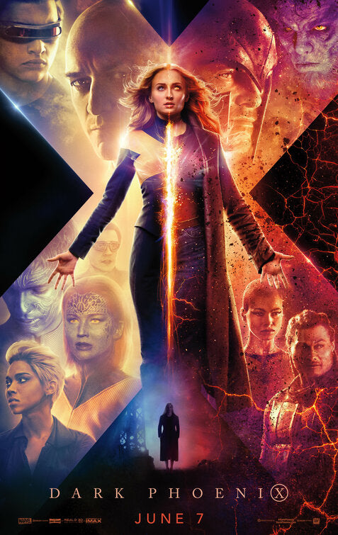 1000 piece jigsaw puzzle for the movie poster: Dark Phoenix (2019) ver2