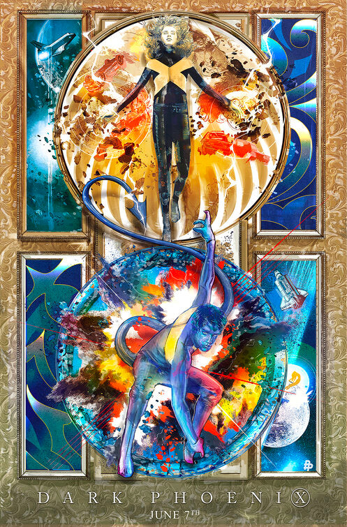 1000 piece jigsaw puzzle for the movie poster: Dark Phoenix (2019) ver25