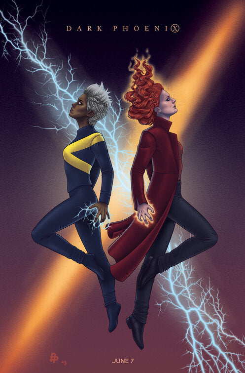 1000 piece jigsaw puzzle for the movie poster: Dark Phoenix (2019) ver27