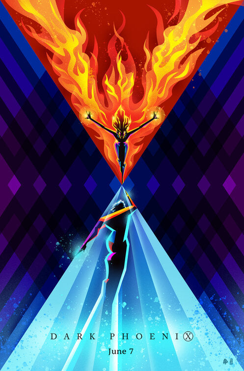 1000 piece jigsaw puzzle for the movie poster: Dark Phoenix (2019) ver28