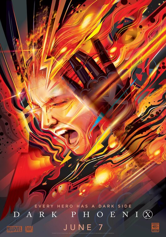 1000 piece jigsaw puzzle for the movie poster: Dark Phoenix (2019) ver3