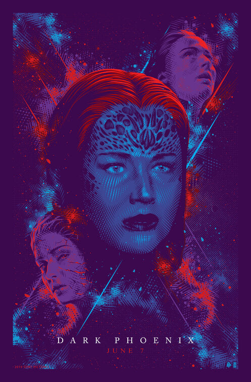 1000 piece jigsaw puzzle for the movie poster: Dark Phoenix (2019) ver32