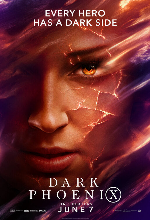 1000 piece jigsaw puzzle for the movie poster: Dark Phoenix (2019) ver6