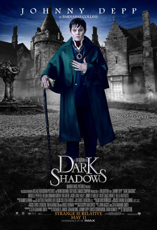 1000 piece jigsaw puzzle for the movie poster: Dark Shadows (2012) ver11