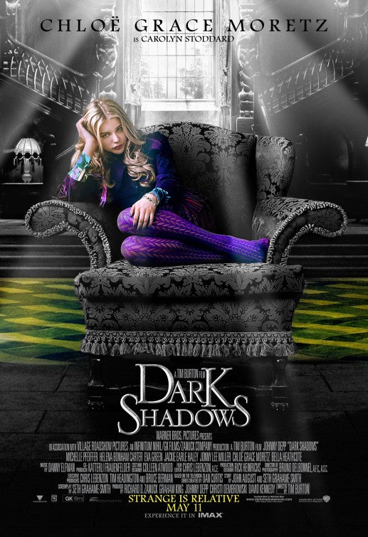 1000 piece jigsaw puzzle for the movie poster: Dark Shadows (2012) ver14