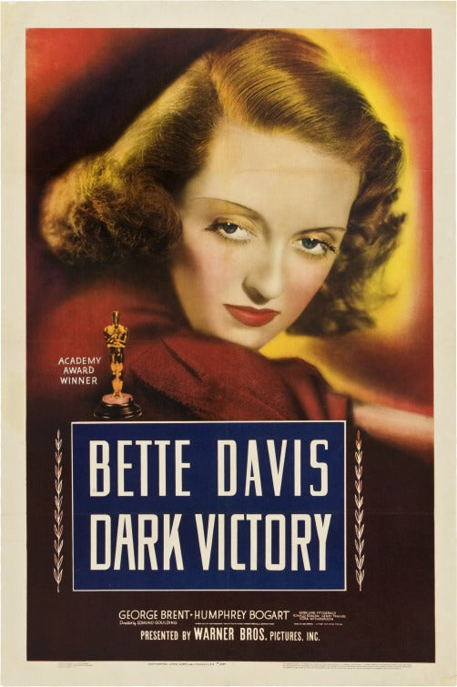 1000 piece jigsaw puzzle for the movie poster: Dark Victory (1939)