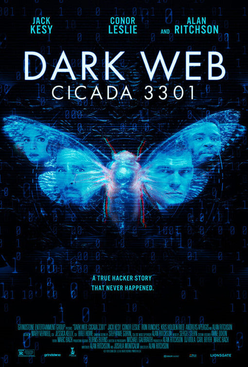 1000 piece jigsaw puzzle for the movie poster: Dark Web: Cicada 3301 (2021)