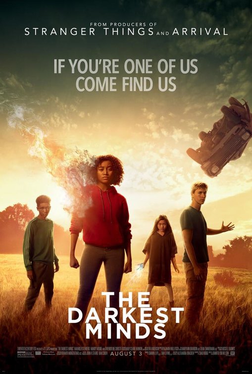 1000 piece jigsaw puzzle for the movie poster: The Darkest Minds (2018) ver2