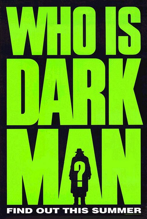 the movie poster: Darkman (1990) ver3