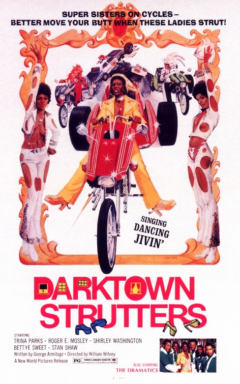the movie poster: Darktown Strutters (1975)